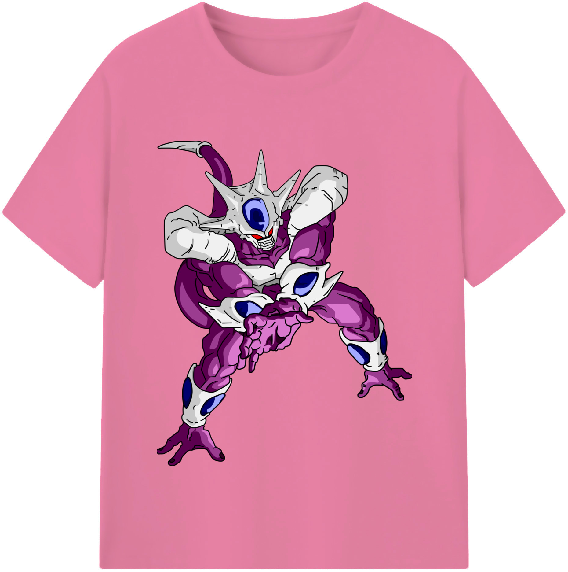 （画像用） ドラゴンボール クウラ DRAGON BALL Cooler Coora 綿100％半袖Tシャツ（フロントプリント）